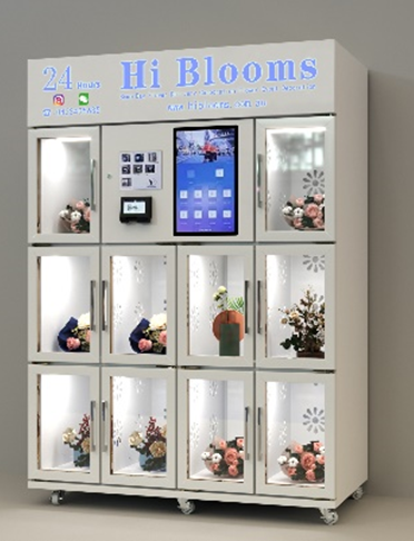 Locker Cabinet - Fresh Flowers/Fruits Vending Locker (1500)